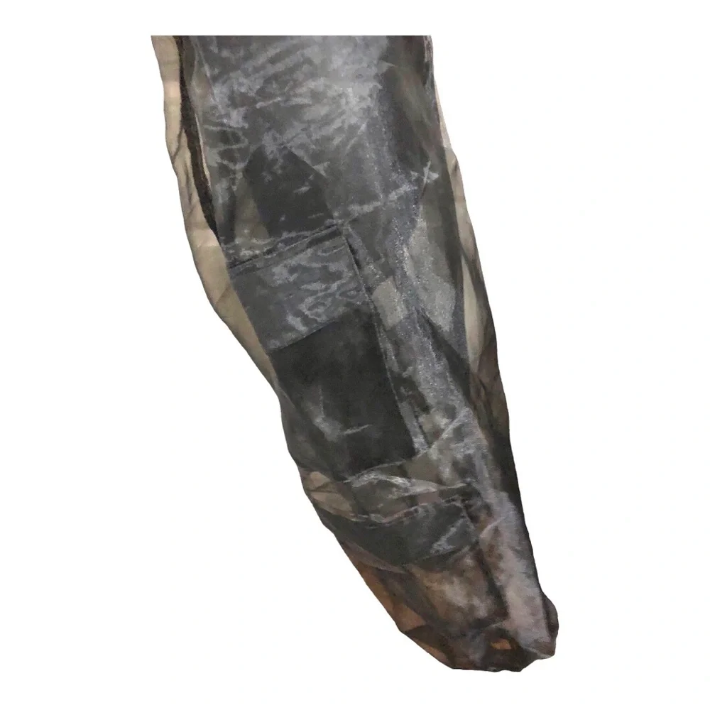 Sheer Black Cargo Harem Pants - Picture 9 of 16